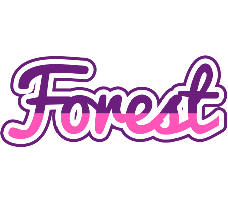 Forest cheerful logo