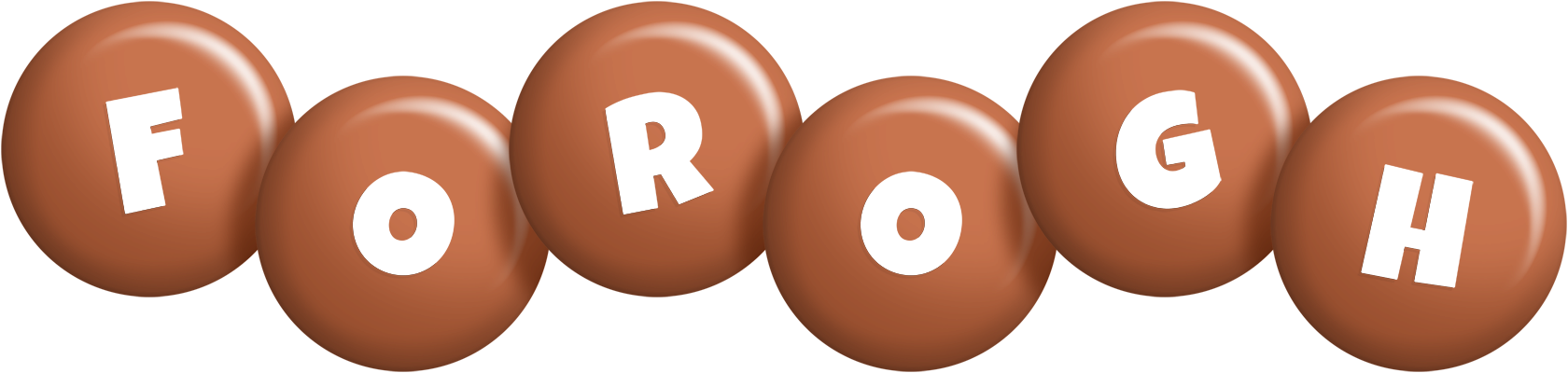 Forogh candy-brown logo