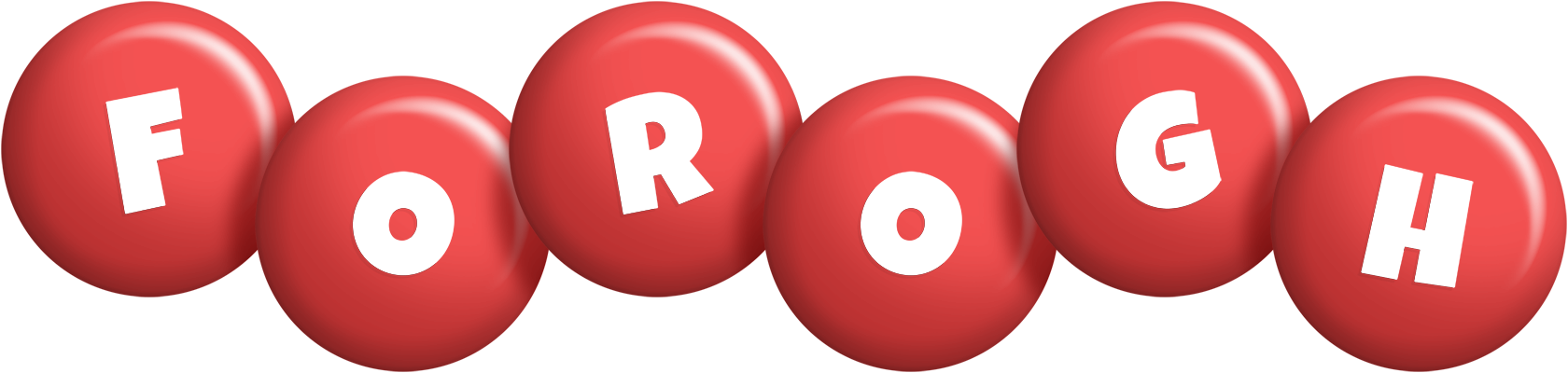 Forogh candy-red logo