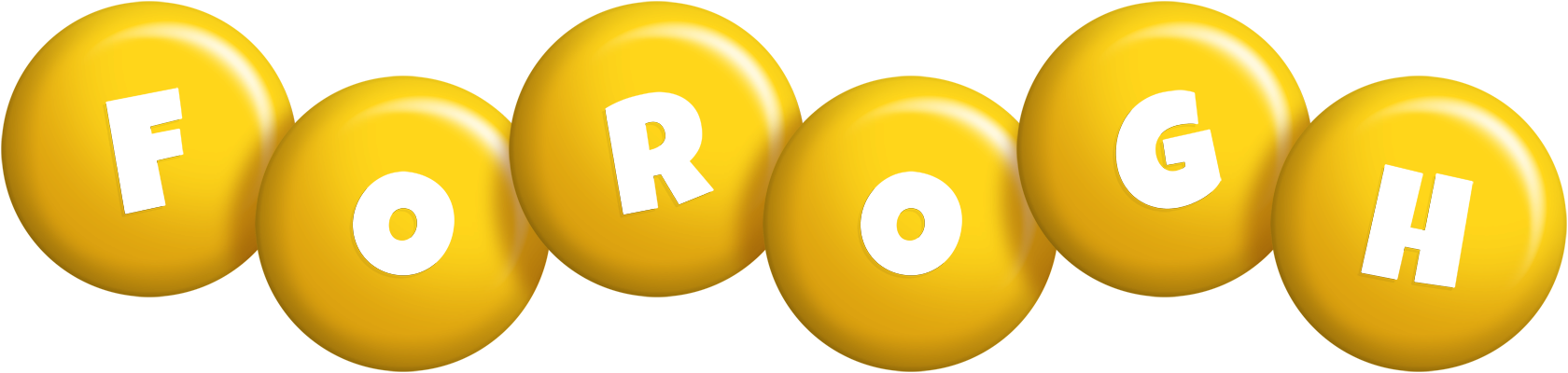 Forogh candy-yellow logo