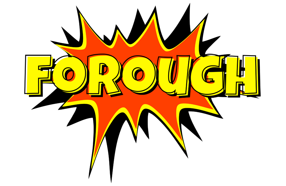 Forough bazinga logo
