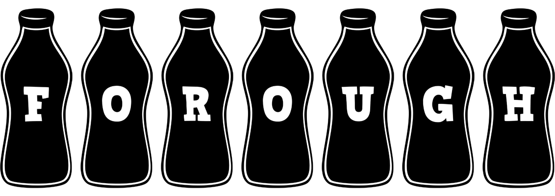 Forough bottle logo