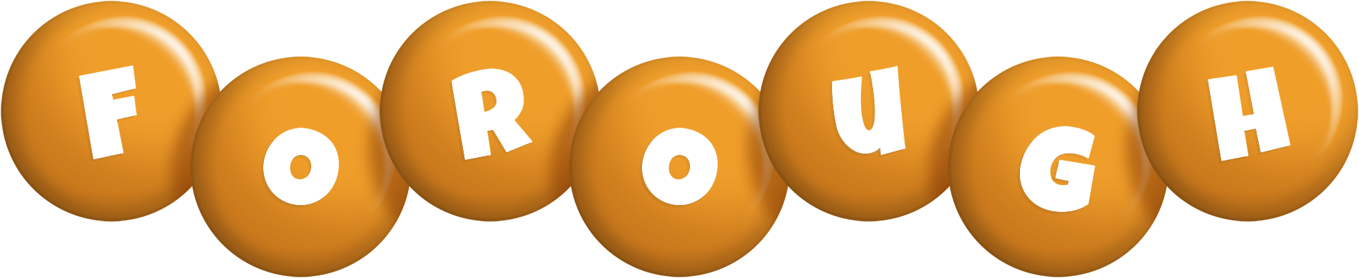 Forough candy-orange logo