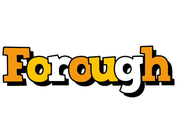 Forough cartoon logo