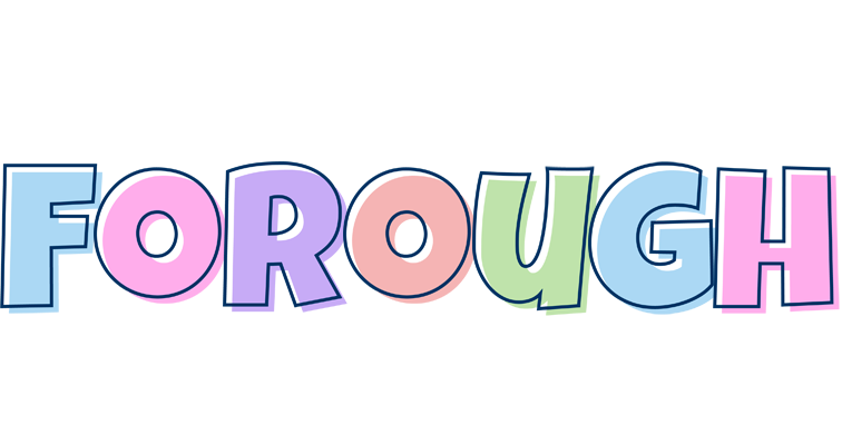 Forough pastel logo