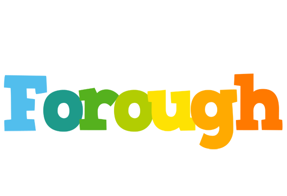 Forough rainbows logo