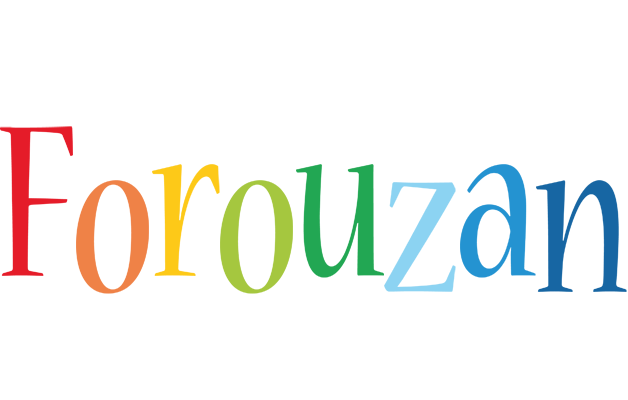 Forouzan birthday logo