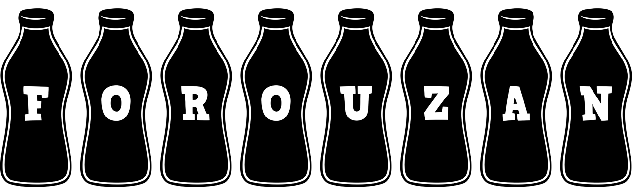 Forouzan bottle logo