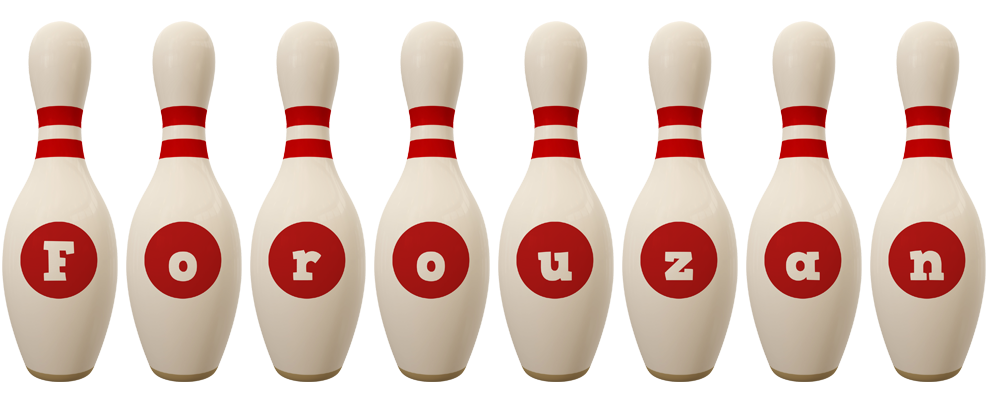 Forouzan bowling-pin logo