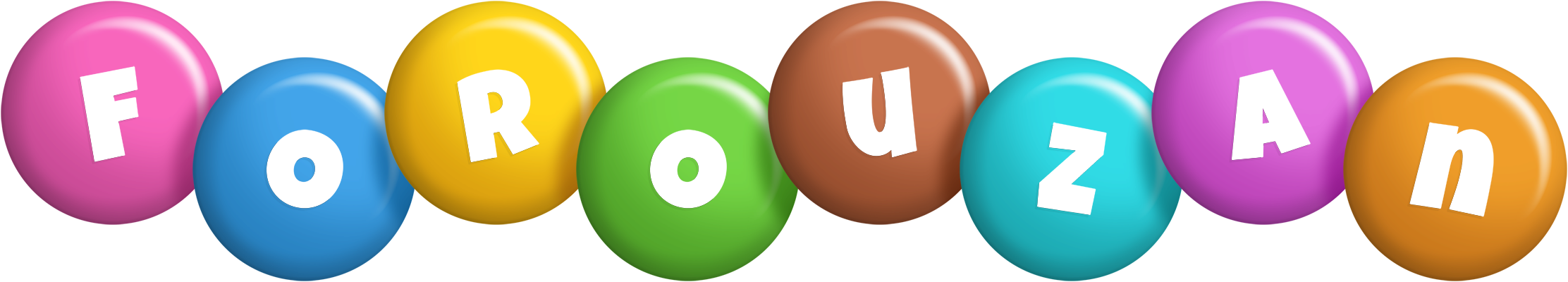 Forouzan candy logo