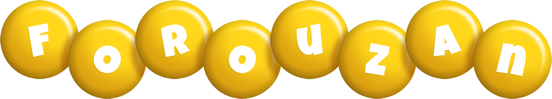 Forouzan candy-yellow logo