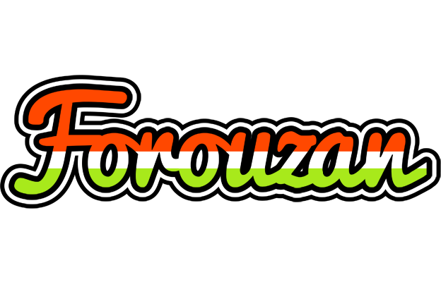 Forouzan exotic logo