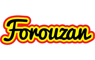 Forouzan flaming logo