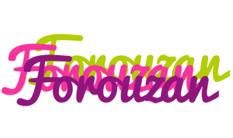 Forouzan flowers logo