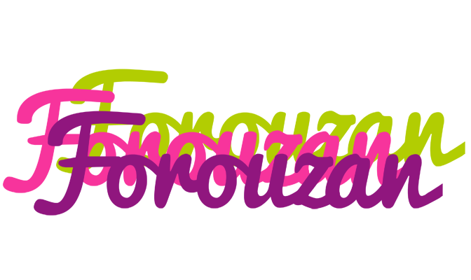 Forouzan flowers logo