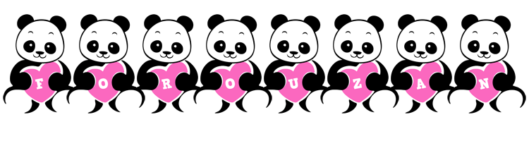 Forouzan love-panda logo