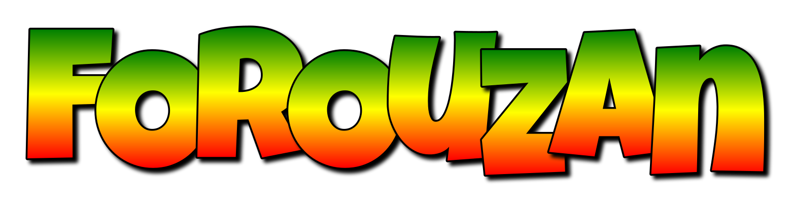 Forouzan mango logo