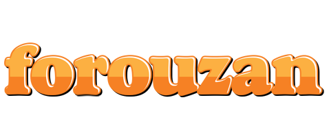 Forouzan orange logo