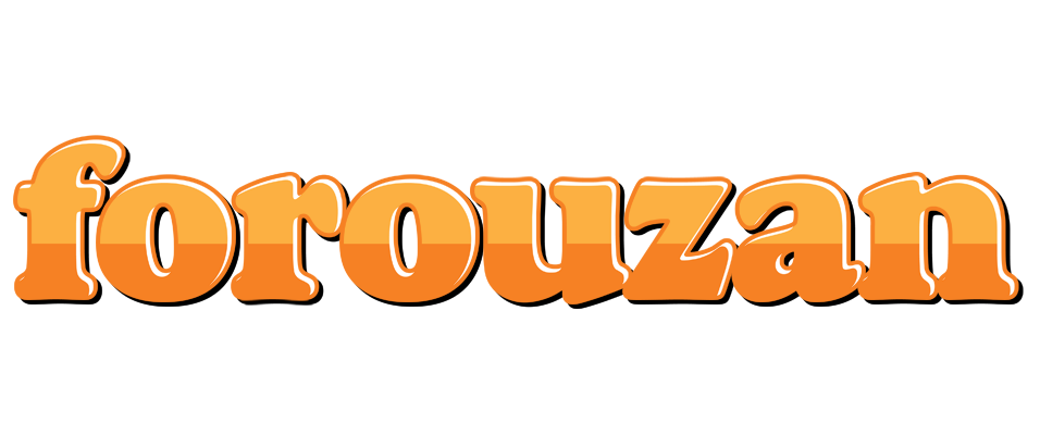 Forouzan orange logo