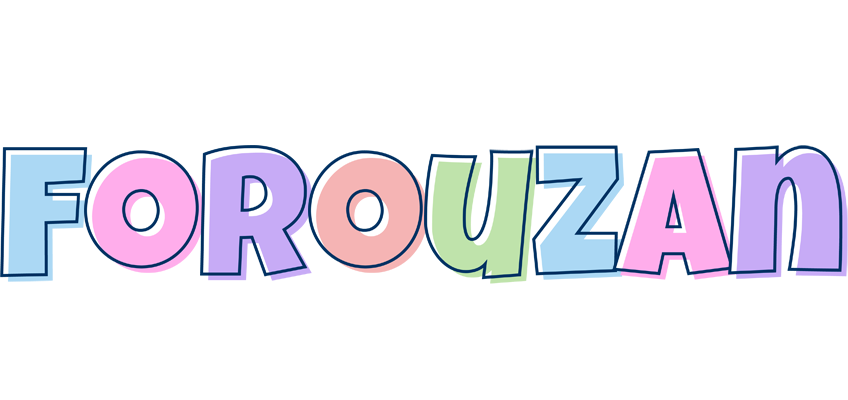 Forouzan pastel logo