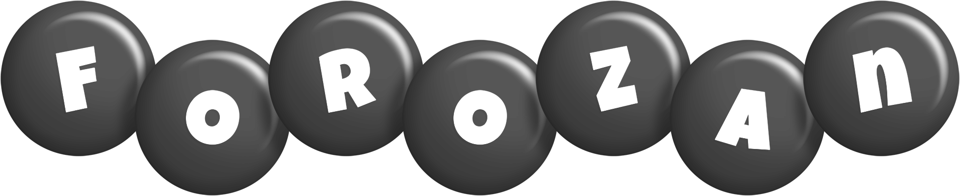 Forozan candy-black logo