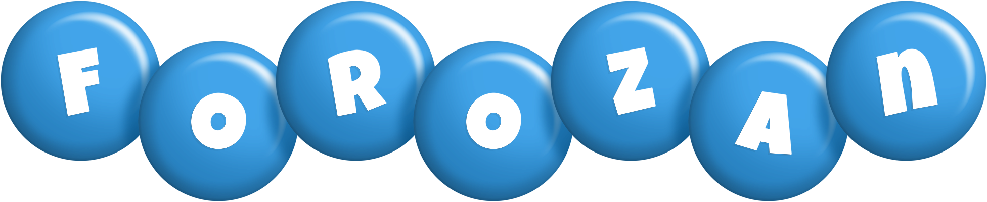 Forozan candy-blue logo