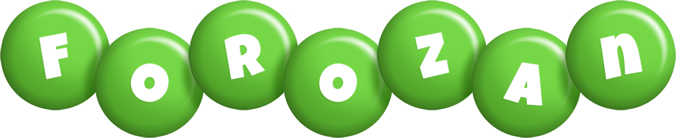 Forozan candy-green logo