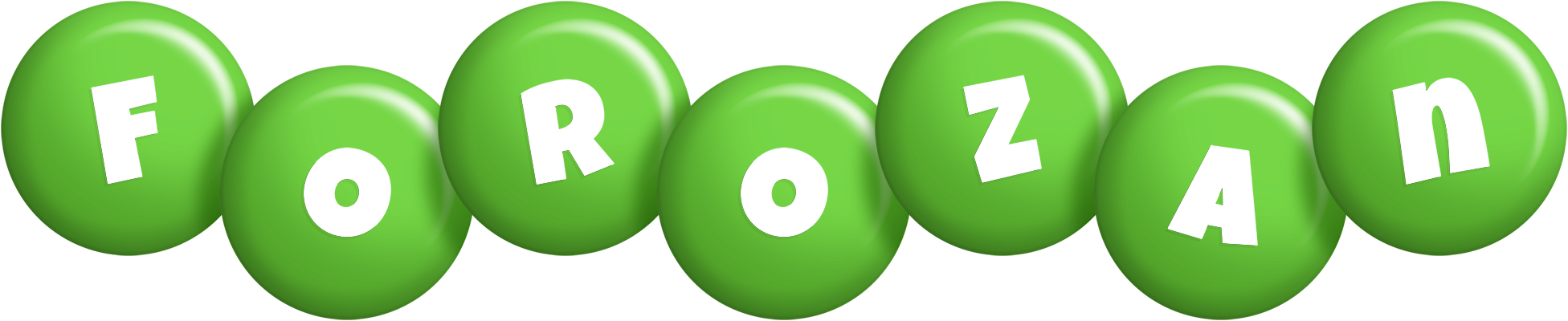 Forozan candy-green logo