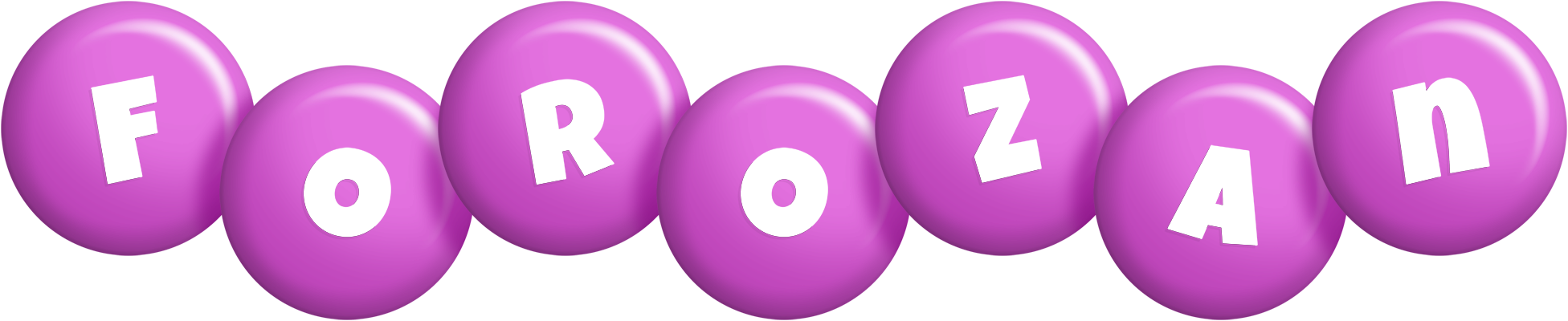 Forozan candy-purple logo