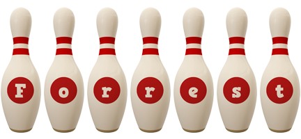 Forrest bowling-pin logo