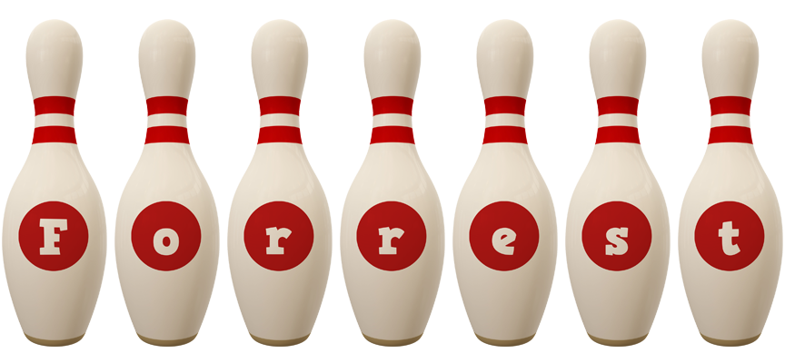 Forrest bowling-pin logo