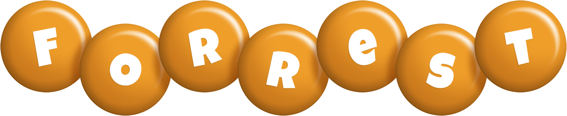 Forrest candy-orange logo