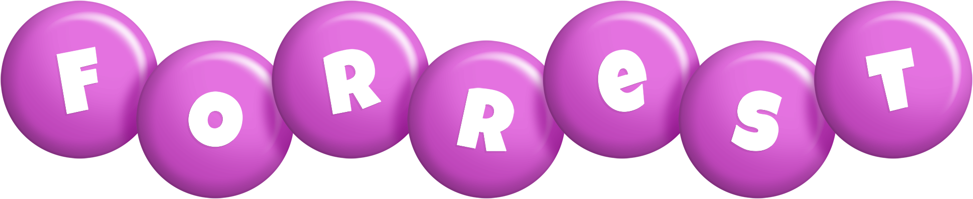 Forrest candy-purple logo