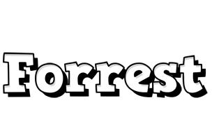 Forrest snowing logo
