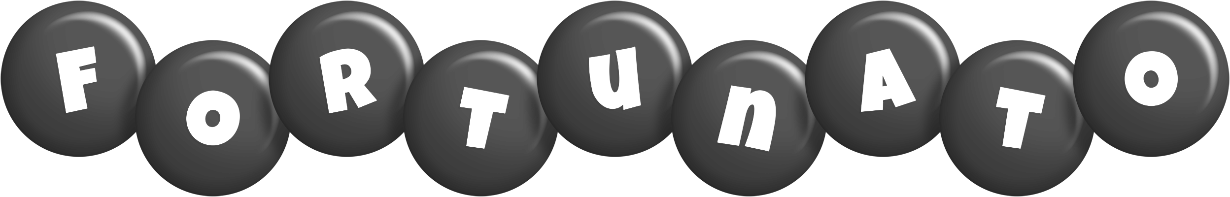 Fortunato candy-black logo