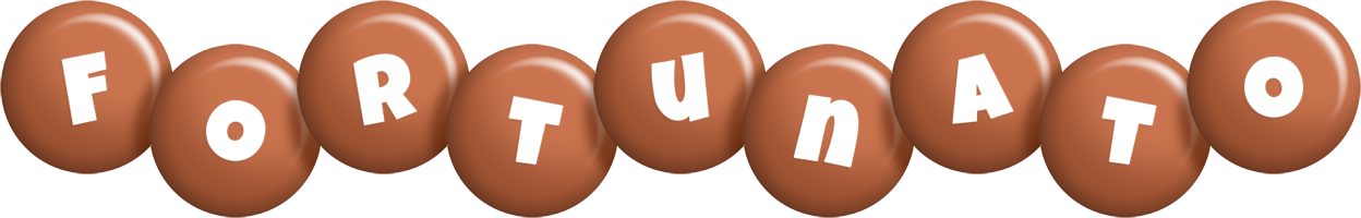 Fortunato candy-brown logo