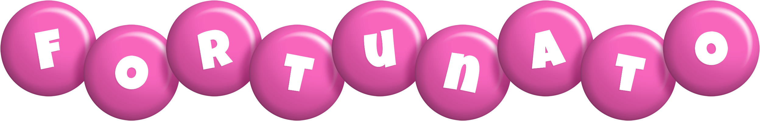 Fortunato candy-pink logo
