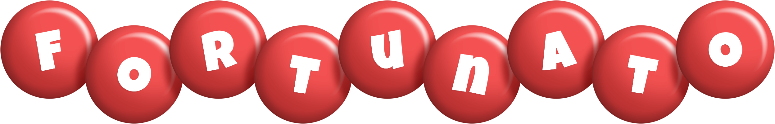 Fortunato candy-red logo