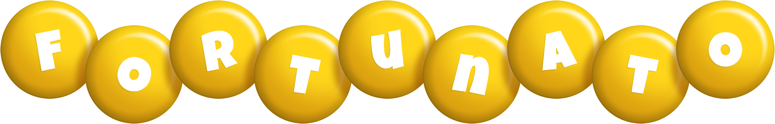 Fortunato candy-yellow logo