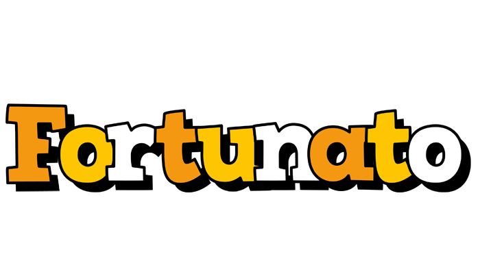 Fortunato cartoon logo