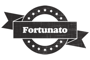 Fortunato grunge logo