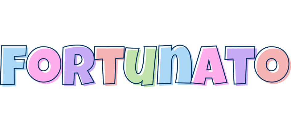 Fortunato pastel logo