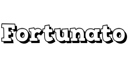 Fortunato snowing logo