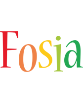 Fosia birthday logo