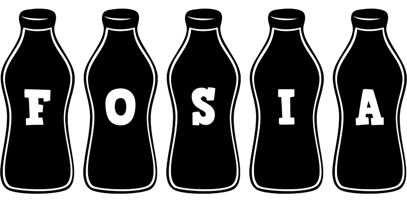 Fosia bottle logo
