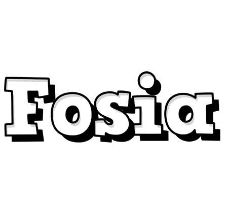 Fosia snowing logo