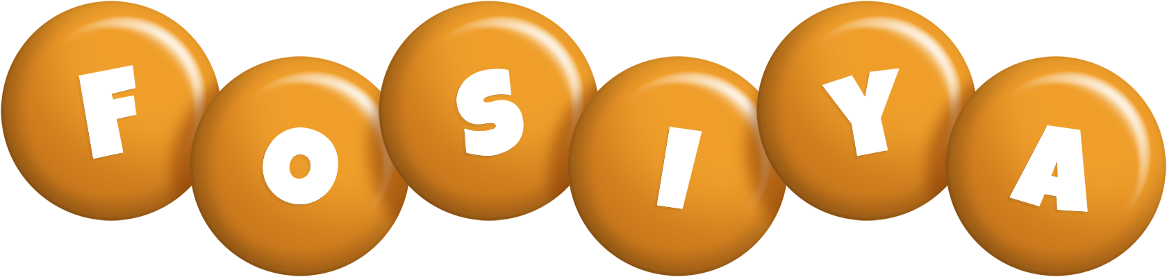 Fosiya candy-orange logo
