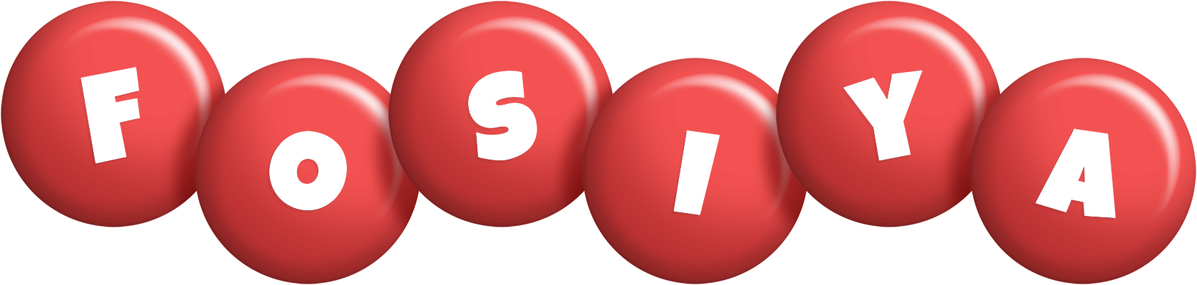 Fosiya candy-red logo