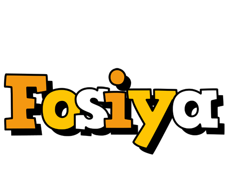 Fosiya cartoon logo