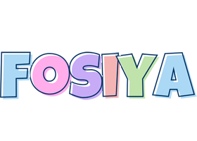 Fosiya pastel logo